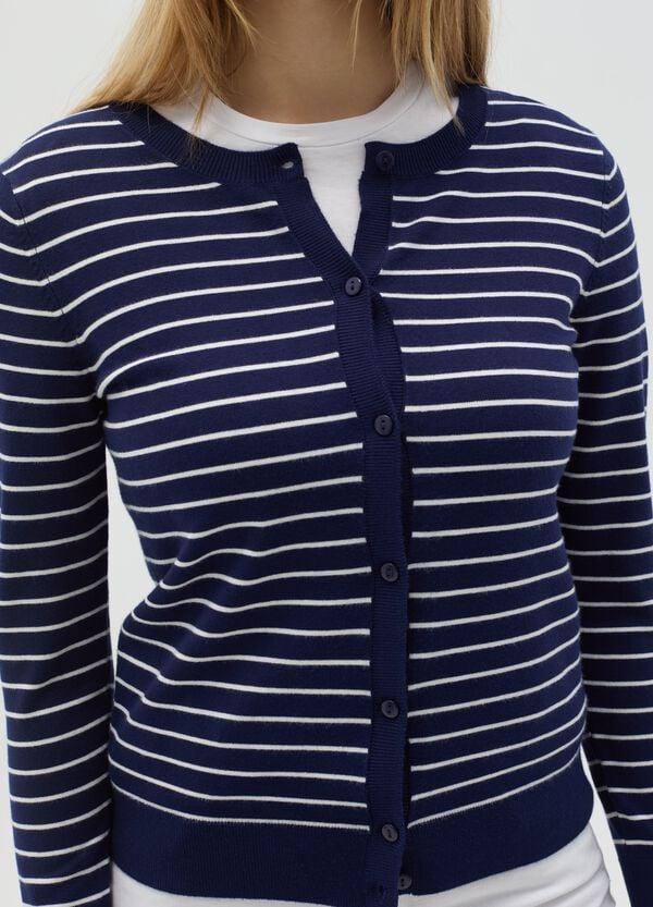 Ovs Cardigan In Fantasia A Righe