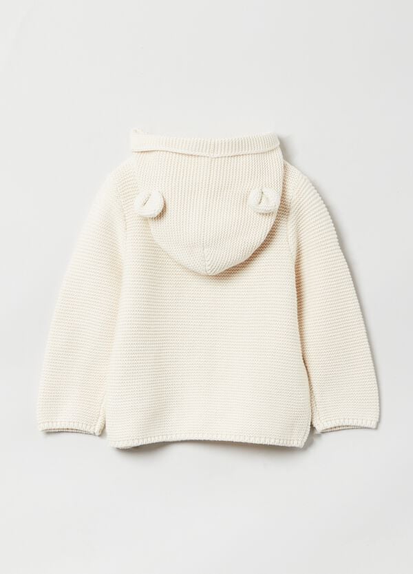 Ovs Cardigan In Maglia Con Cappuccio