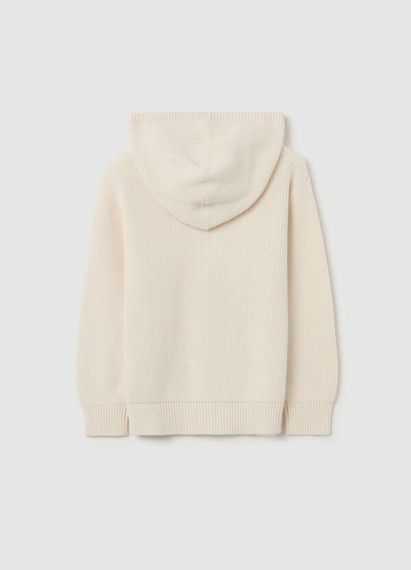 Ovs Cardigan In Maglia Con Cappuccio
