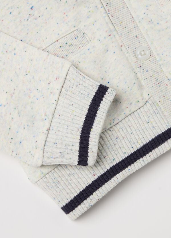 Ovs Cardigan Nappy Jersey Scollo A V E Stampa