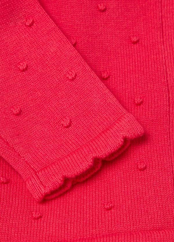 Ovs Cardigan Plumetis In Cotone