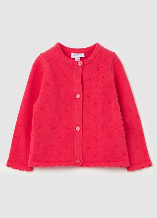Ovs Cardigan plumetis in cotone