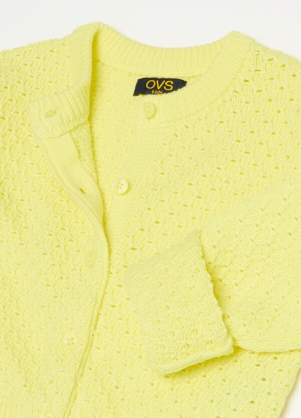 Ovs Cardigan Trama A Rombi E Dettagli Traforati