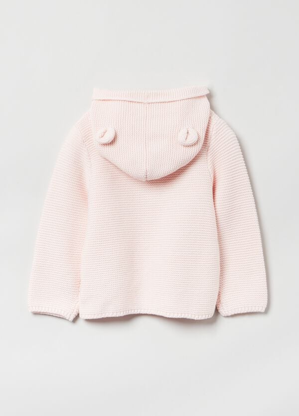 Ovs Cardigan Tricot Con Cappuccio E Orecchie