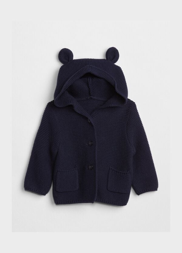Ovs Cardigan Tricot Con Cappuccio E Orecchie