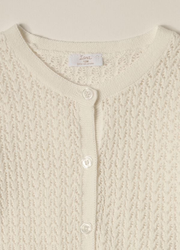 Ovs Cardigan Tricot In Puro Cotone IANA Neonata