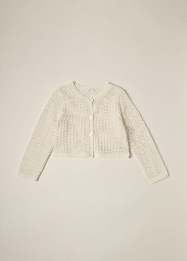 Ovs Cardigan tricot in puro cotone IANA neonata