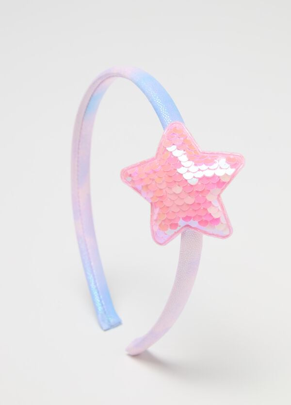 Ovs Cerchietto Arcobaleno Con Stella Di Paillettes