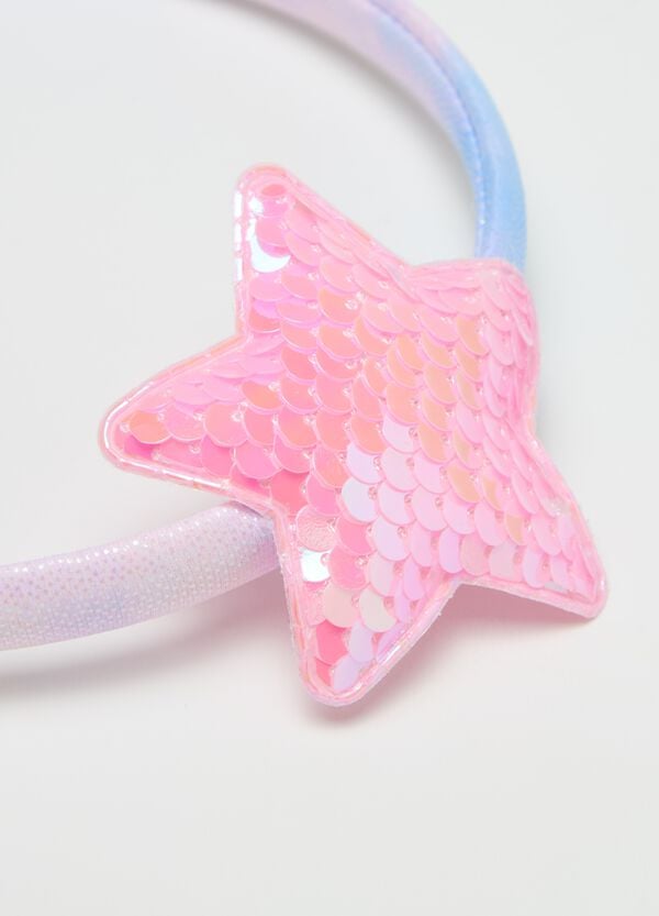 Ovs Cerchietto Arcobaleno Con Stella Di Paillettes