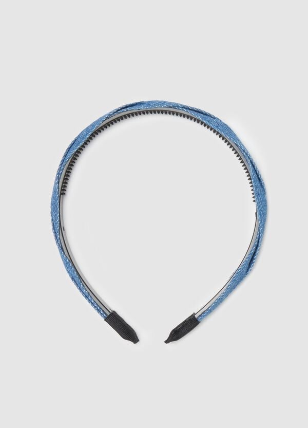 Ovs Cerchietto Per Capelli In Denim Intrecciato