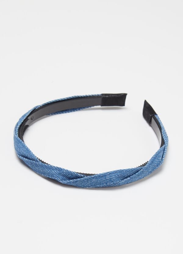 Ovs Cerchietto per capelli in denim intrecciato