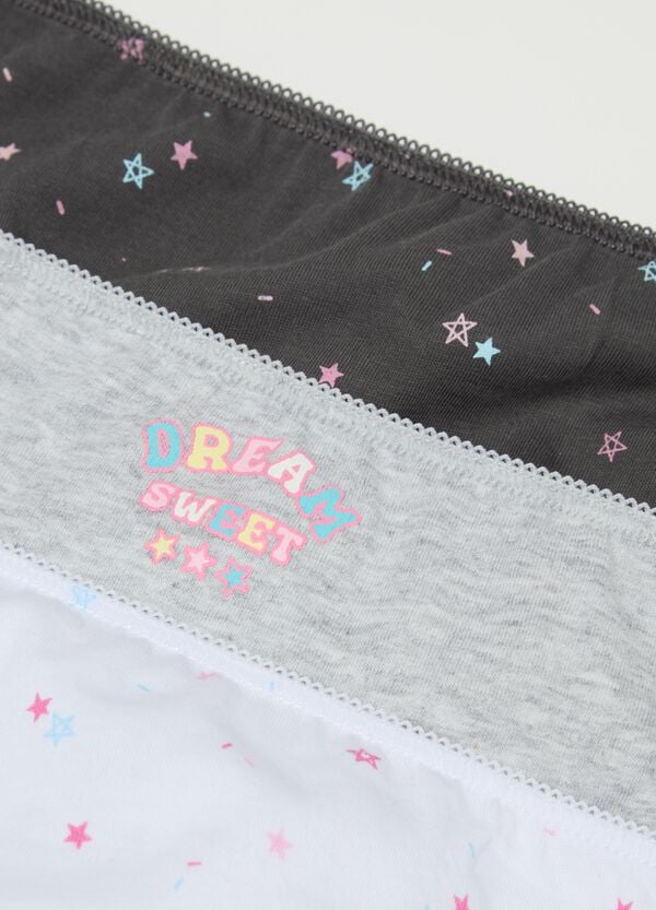 Ovs Cinque Slip In Cotone Con Stampa Stelle