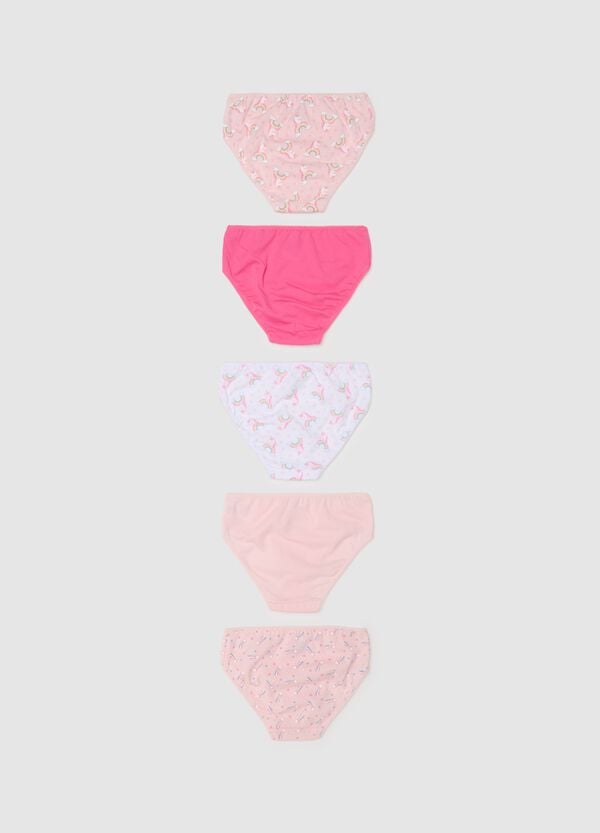 Ovs Cinque Slip In Cotone Con Stampa Unicorni