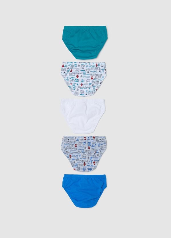 Ovs Cinque Slip In Cotone Stampa Spider-Man