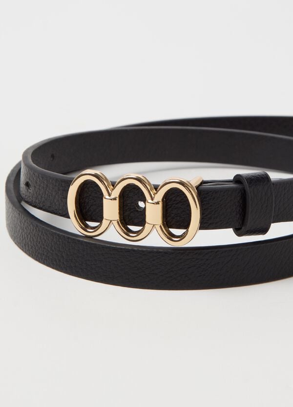 Ovs Cintura Con Fibbia A Tre Anelli