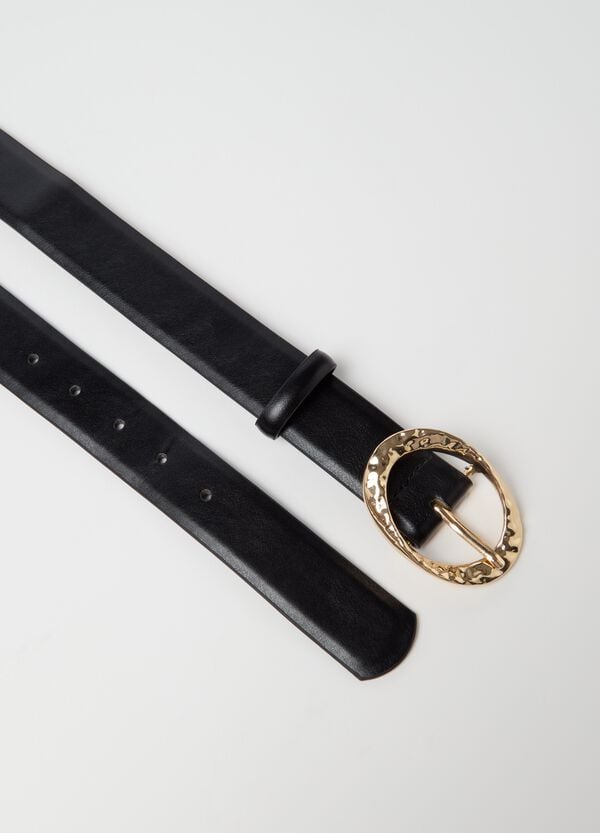 Ovs Cintura Con Fibbia Ovale Martellata