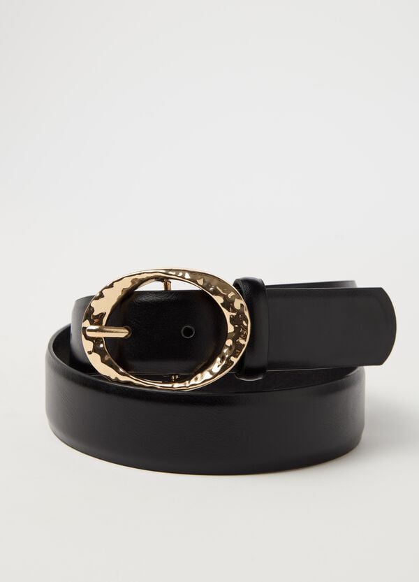 Ovs Cintura Con Fibbia Ovale Martellata