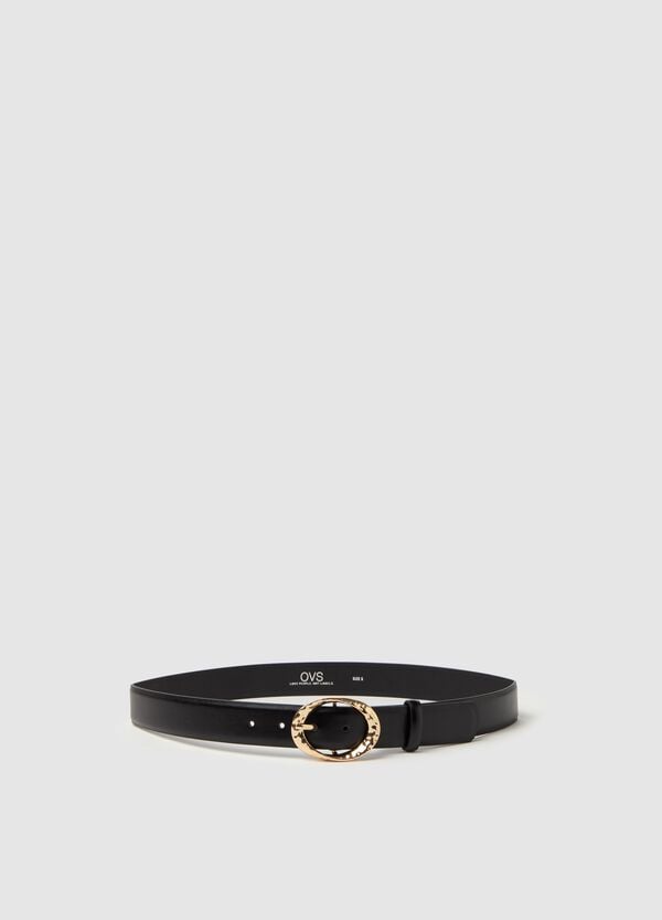 Ovs Cintura con fibbia ovale martellata