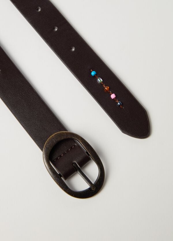 Ovs Cintura Con Perline Multicolor