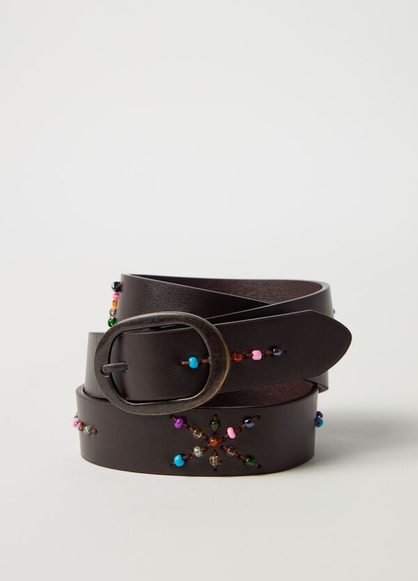 Ovs Cintura Con Perline Multicolor