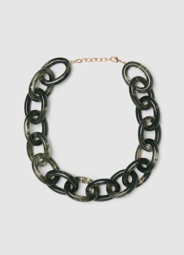 Ovs Collana a catena verde