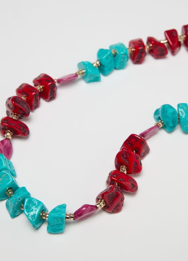 Ovs Collana Con Pietre Multicolore