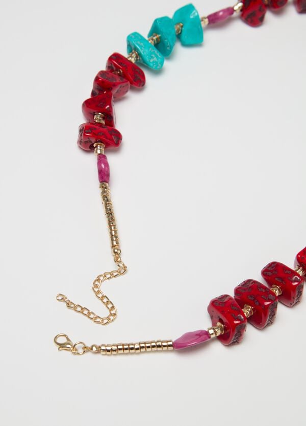 Ovs Collana Con Pietre Multicolore