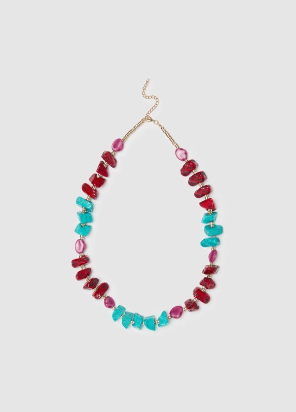 Ovs Collana con pietre multicolore
