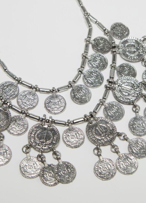 Ovs Collana Doppio Filo Con Monete