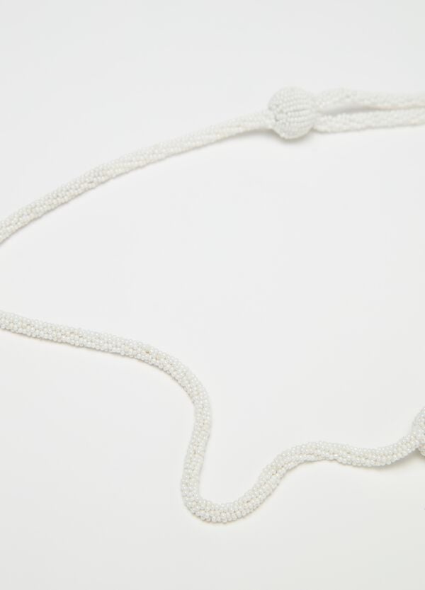 Ovs Collana In Perline Con Dettagli Dorati