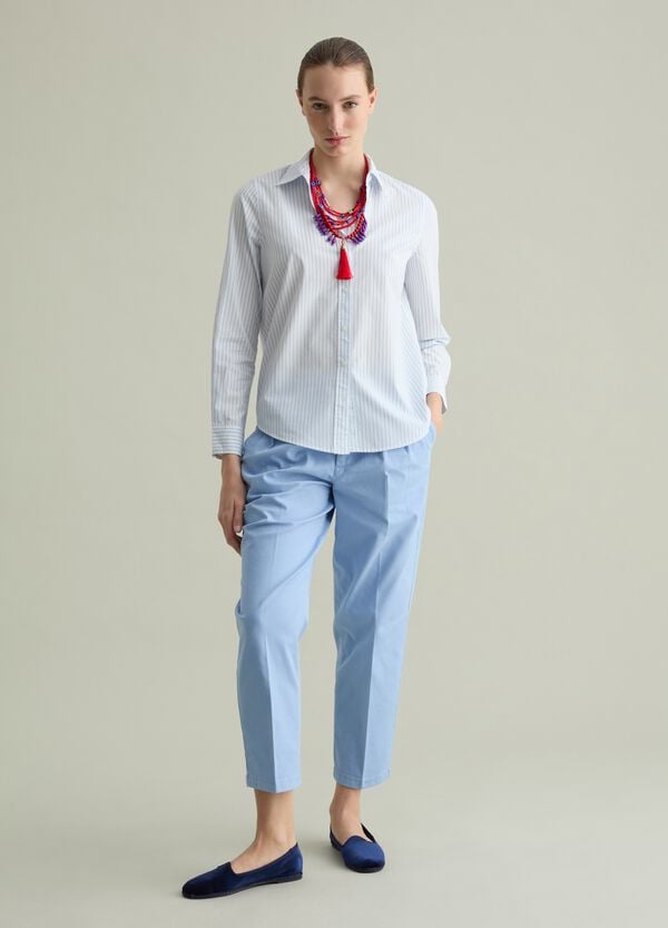 Ovs Collana multifili con perline e nappina