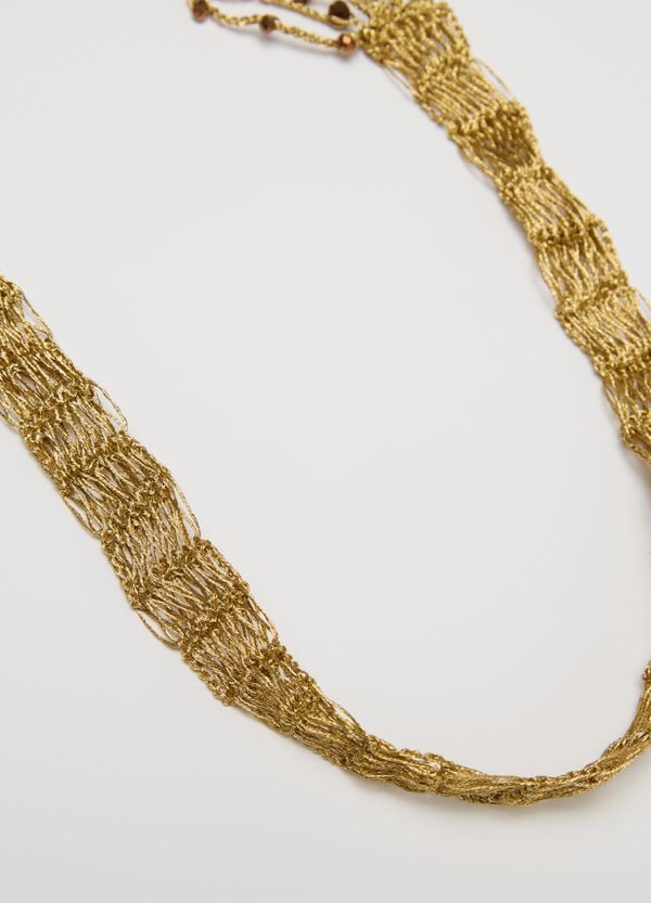 Ovs Collana Multifilo Oro Con Perline