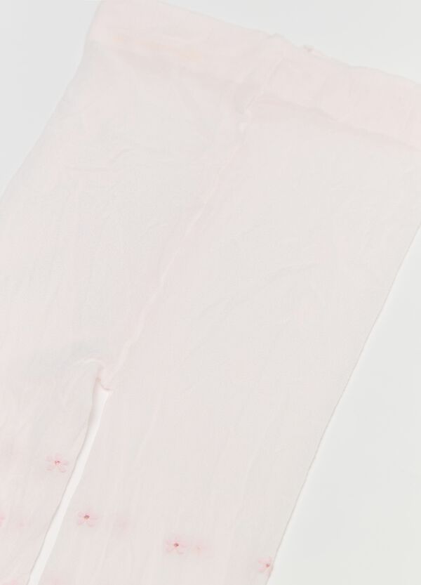 Ovs Collant Con Fiorellini Glitter