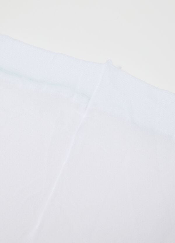 Ovs Collant In Microfibra Con Cuori Bianco