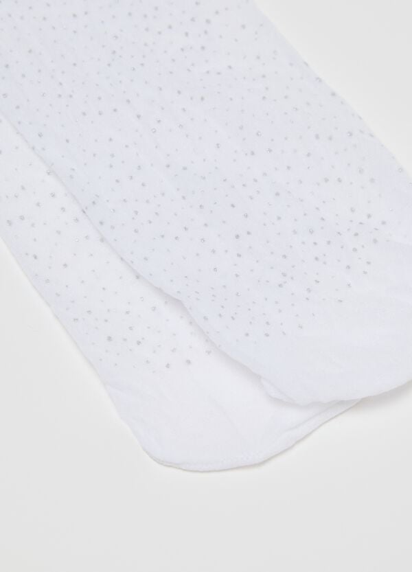 Ovs Collant In Microfibra Con Pois Glitter