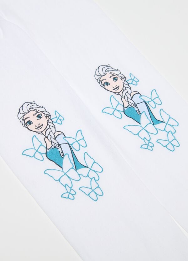 Ovs Collant In Microfibra Con Stampa Frozen Elsa