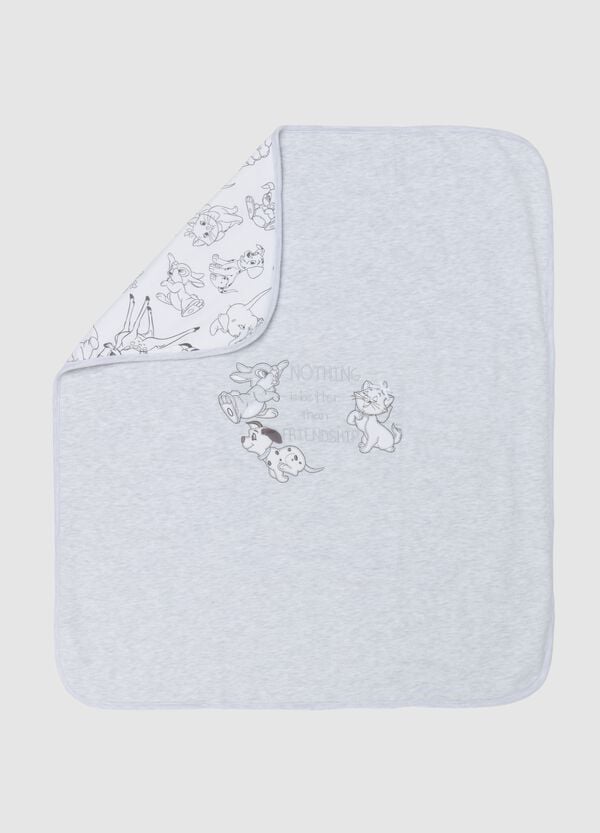 Ovs Coperta In Cotone Con Ricamo Minù E Tamburino