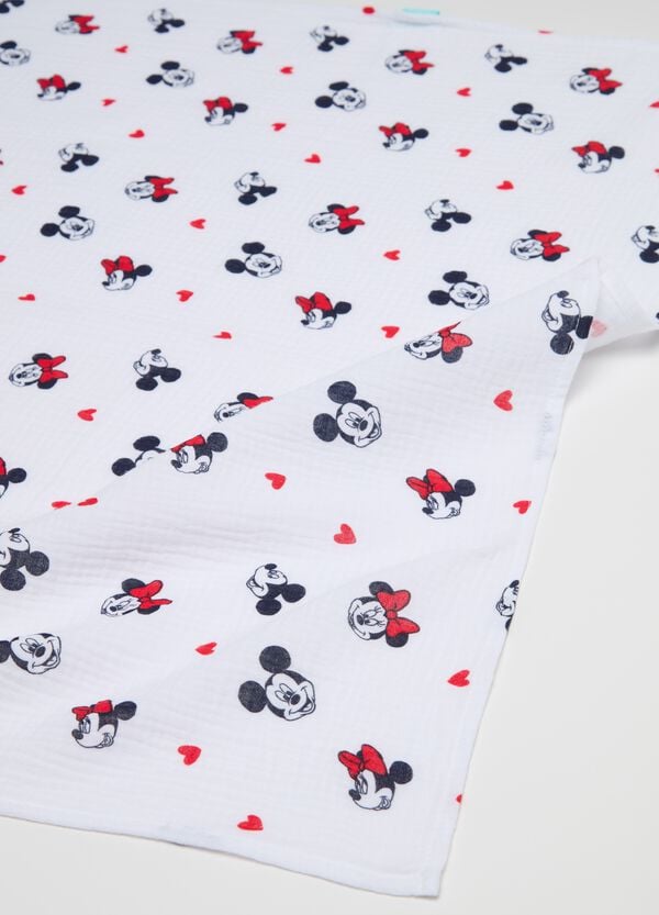 Ovs Coperta In Mussola Con Stampa Minnie E Cuori