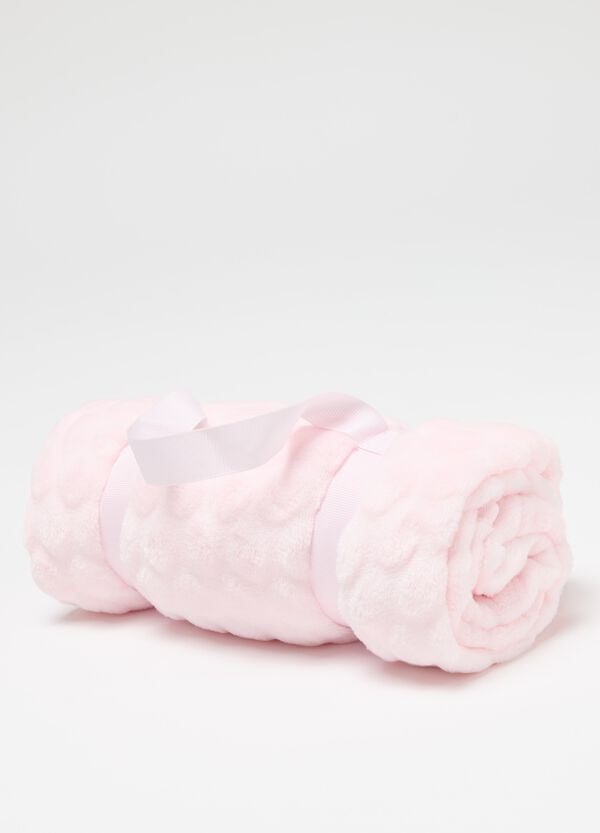 Ovs Coperta in velour con fantasia pois