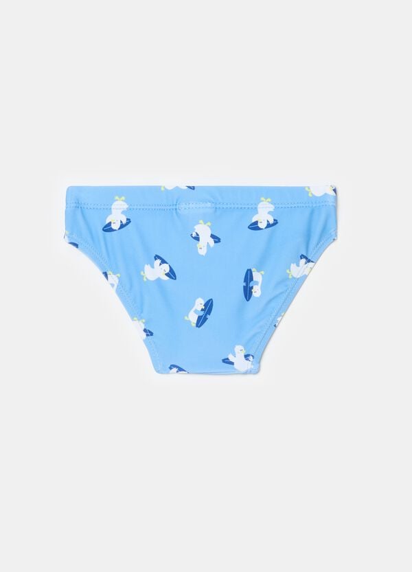 Ovs Costume Slip Con Stampa Gabbiano