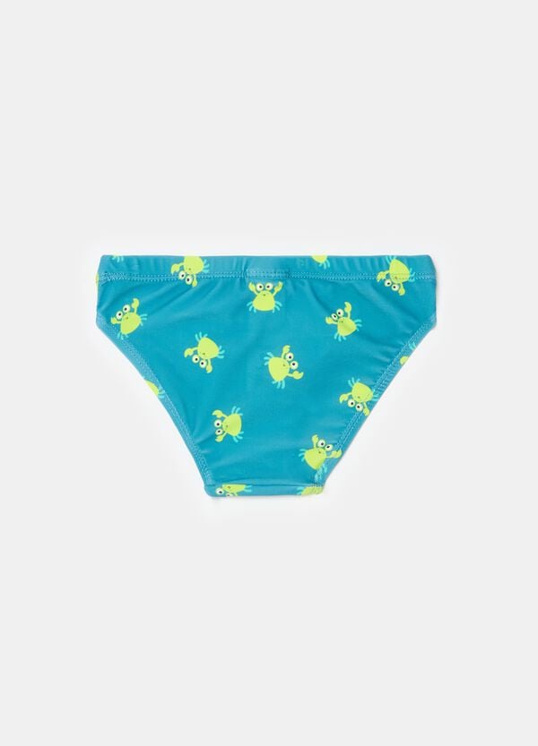 Ovs Costume Slip Con Stampa Granchietti