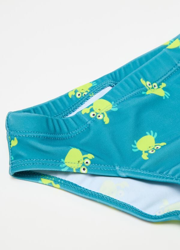 Ovs Costume Slip Con Stampa Granchietti
