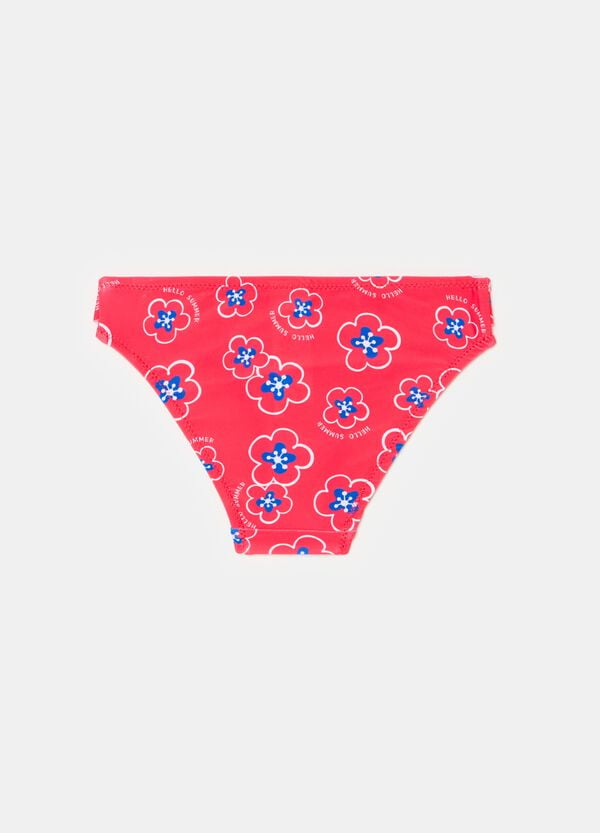 Ovs Costume Slip Con Volant E Stampa