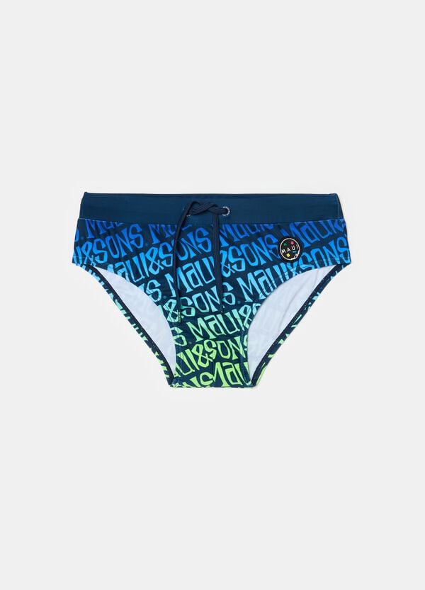 Ovs Costume slip stampa lettering degrade