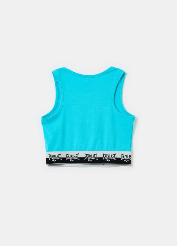 Ovs Crop Top Con Base Elastica E Logo
