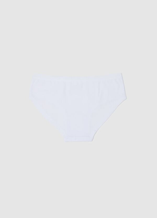 Ovs Culotte In Cotone Stretch Con Cuore Di Strass