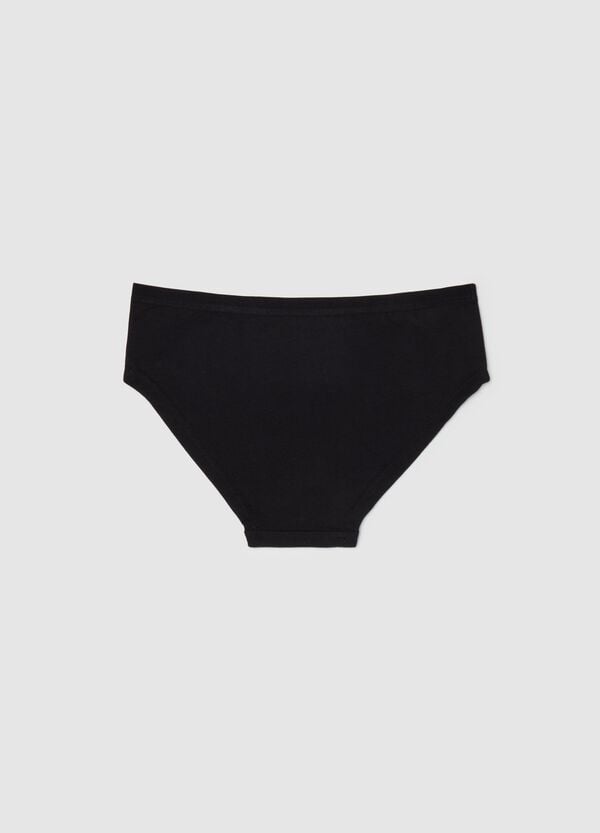 Ovs Culotte In Cotone Stretch Con Cuore Di Strass