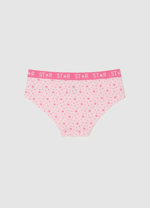 Ovs Culotte In Cotone Stretch Con Stampa Stelle