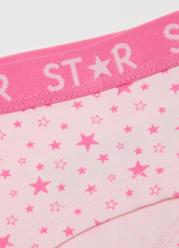 Ovs Culotte In Cotone Stretch Con Stampa Stelle