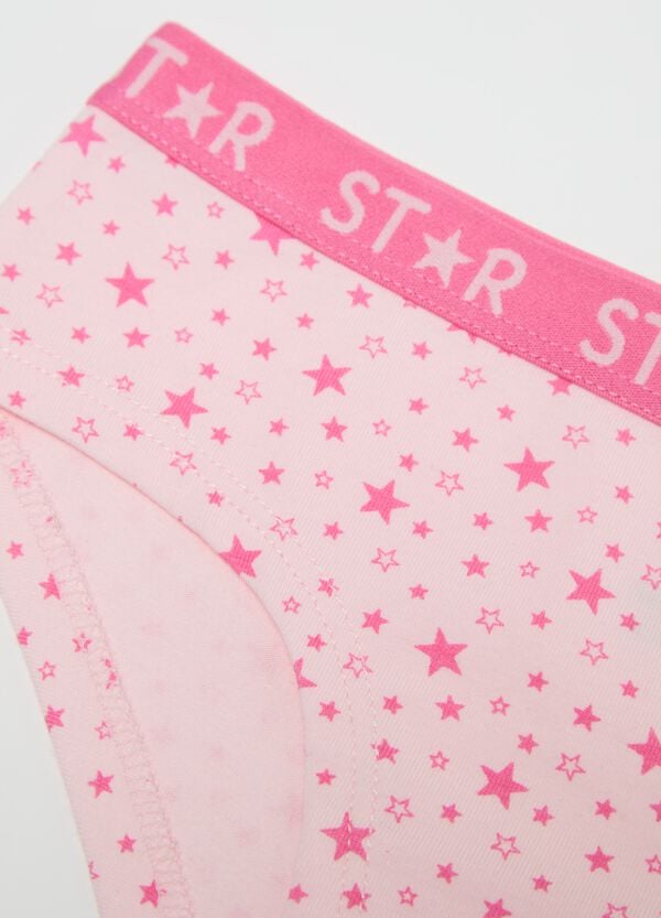 Ovs Culotte In Cotone Stretch Con Stampa Stelle